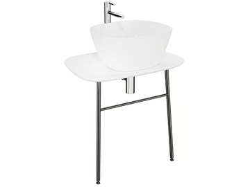 PLURAL HIGH - High ceramic console sink by VitrA Bathrooms - view 2